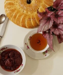 مربای توت فرنگی یک کیلو