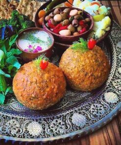 کوفته تبریزی  نیمه آماده بسته 4 عددی- ارسال فقط برای تهران